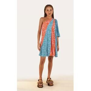 FARM Rio One-Shoulder Midi Dress